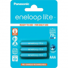 Panasonic eneloop lite BK-4LCCE/3DE 550mAh AAA DECT BL3 (Аккумулятор)