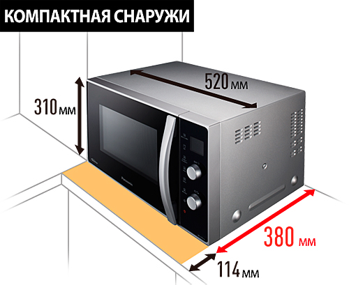 Инверторная печь с конвекцией Panasonic NN-CD565BZPE